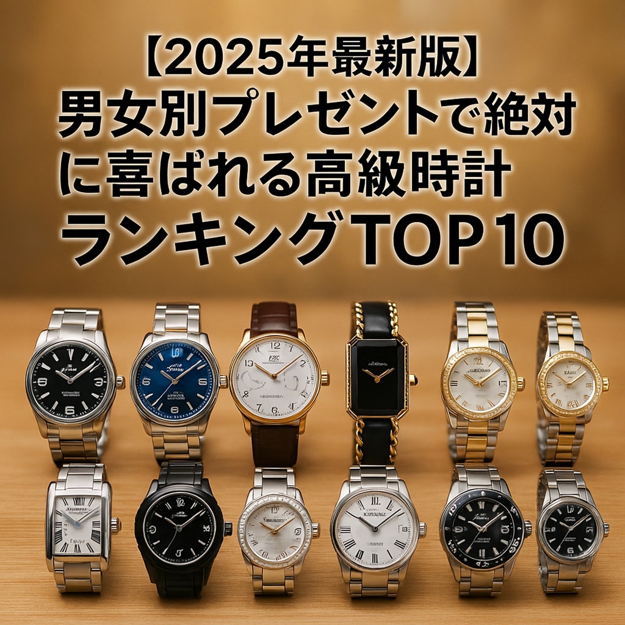 男女別　プレゼントTOP10