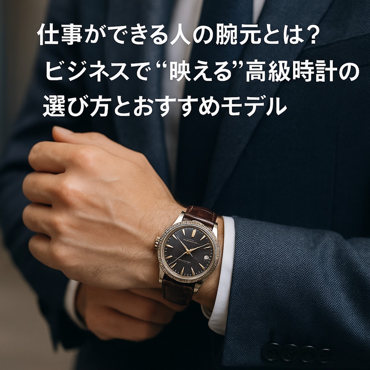 仕事が出来る人の高級時計の選び方