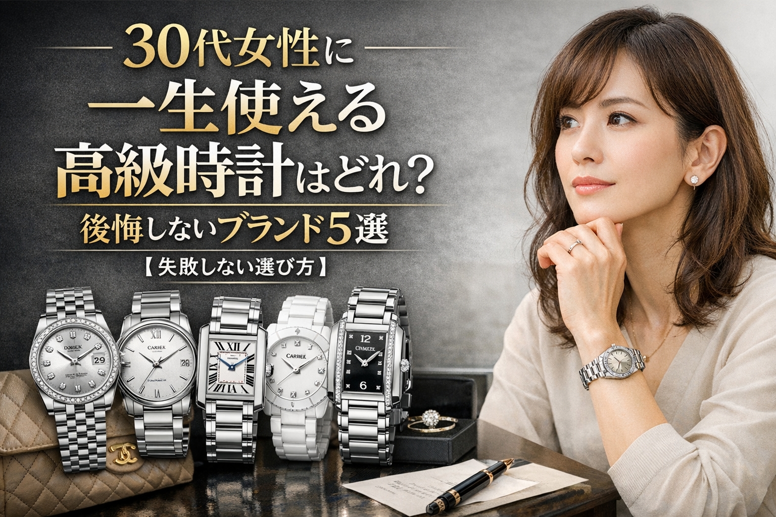 30代女性　一生使える　高級時計