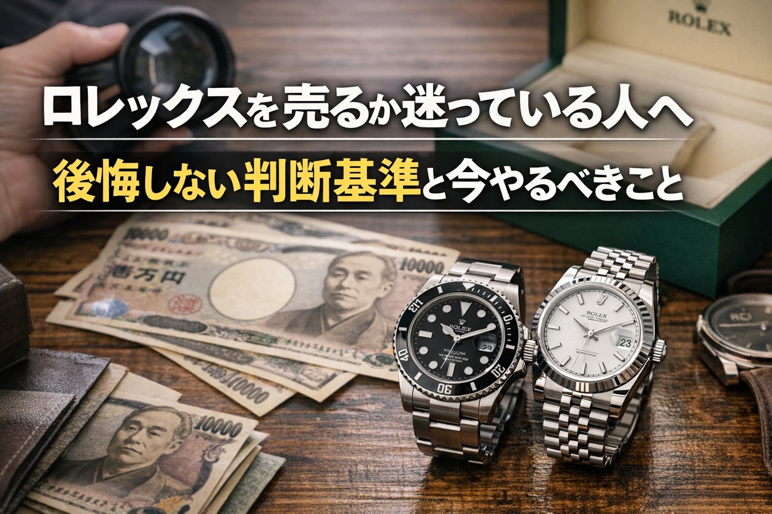 ロレックスを売るか迷っている人へ｜後悔しない判断基準と今やるべきこと