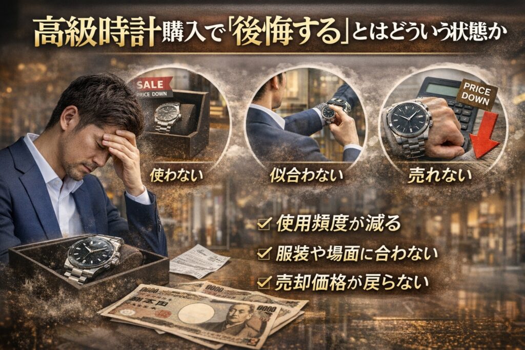 高級時計購入で「後悔する」とはどういう状態か 