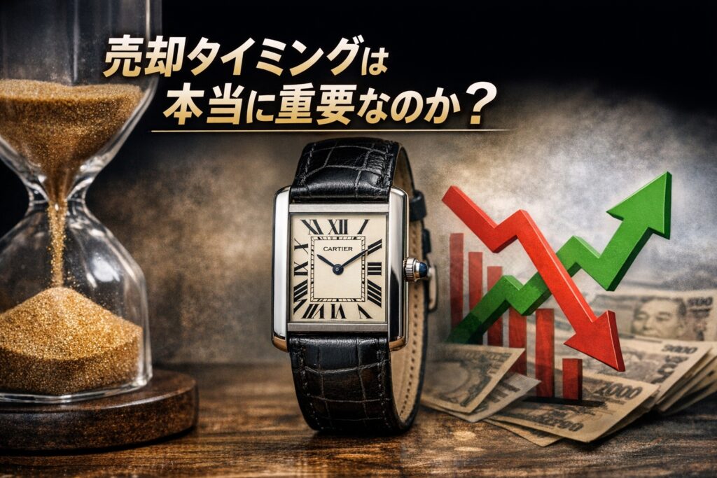カルティエ・タンクは売却タイミングは本当に重要なのか？