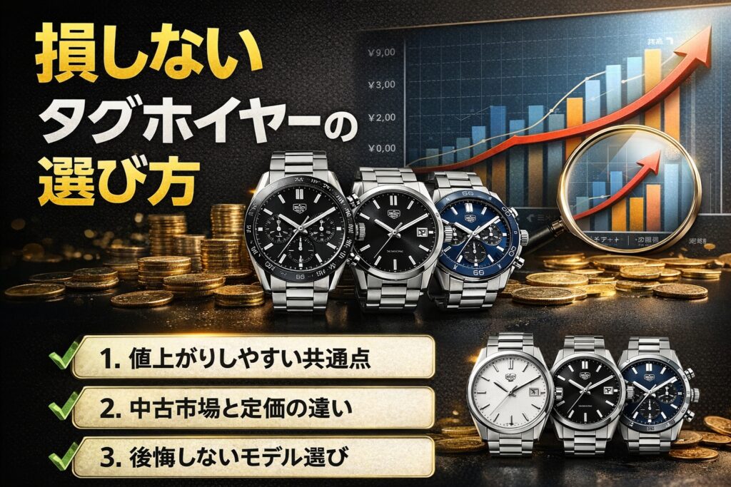 損しない
タグホイヤーの選び方