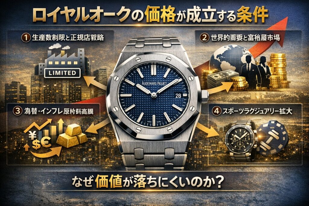 ロイヤルオーク　価格　成立条件