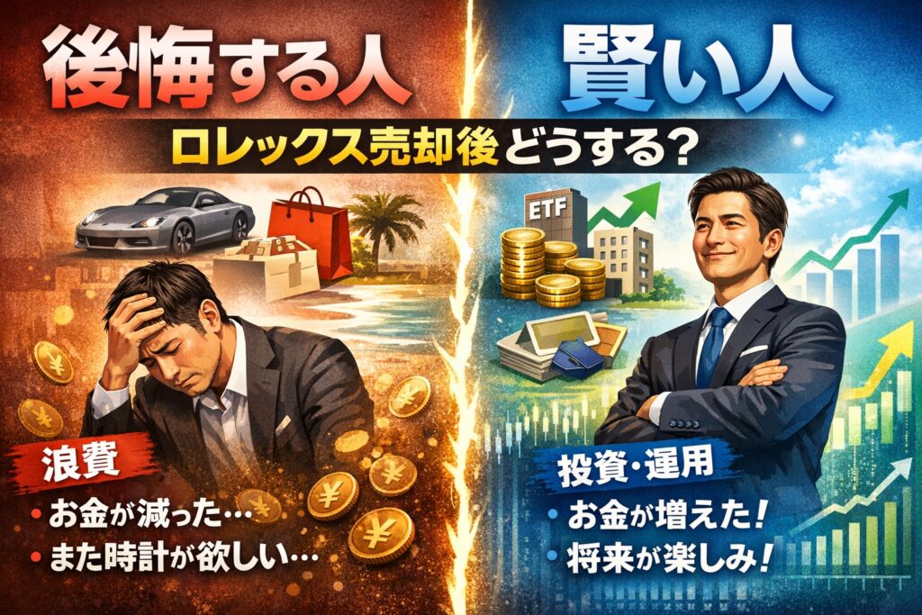 ロレックス売却後どうするかで「後悔」の質が変わる