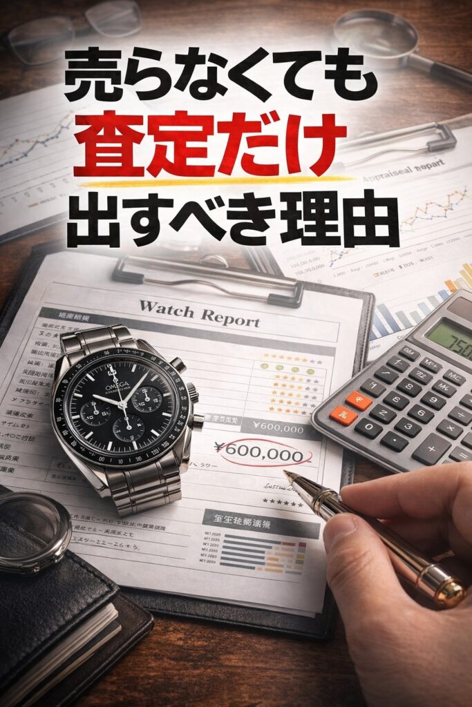 スピードマスター　売らなくても査定だけ出すべき理由