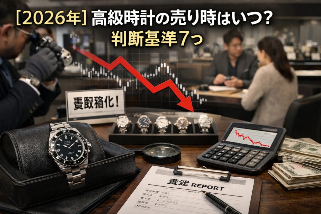 【2026年】高級時計の売り時はいつ？判断基準7つ