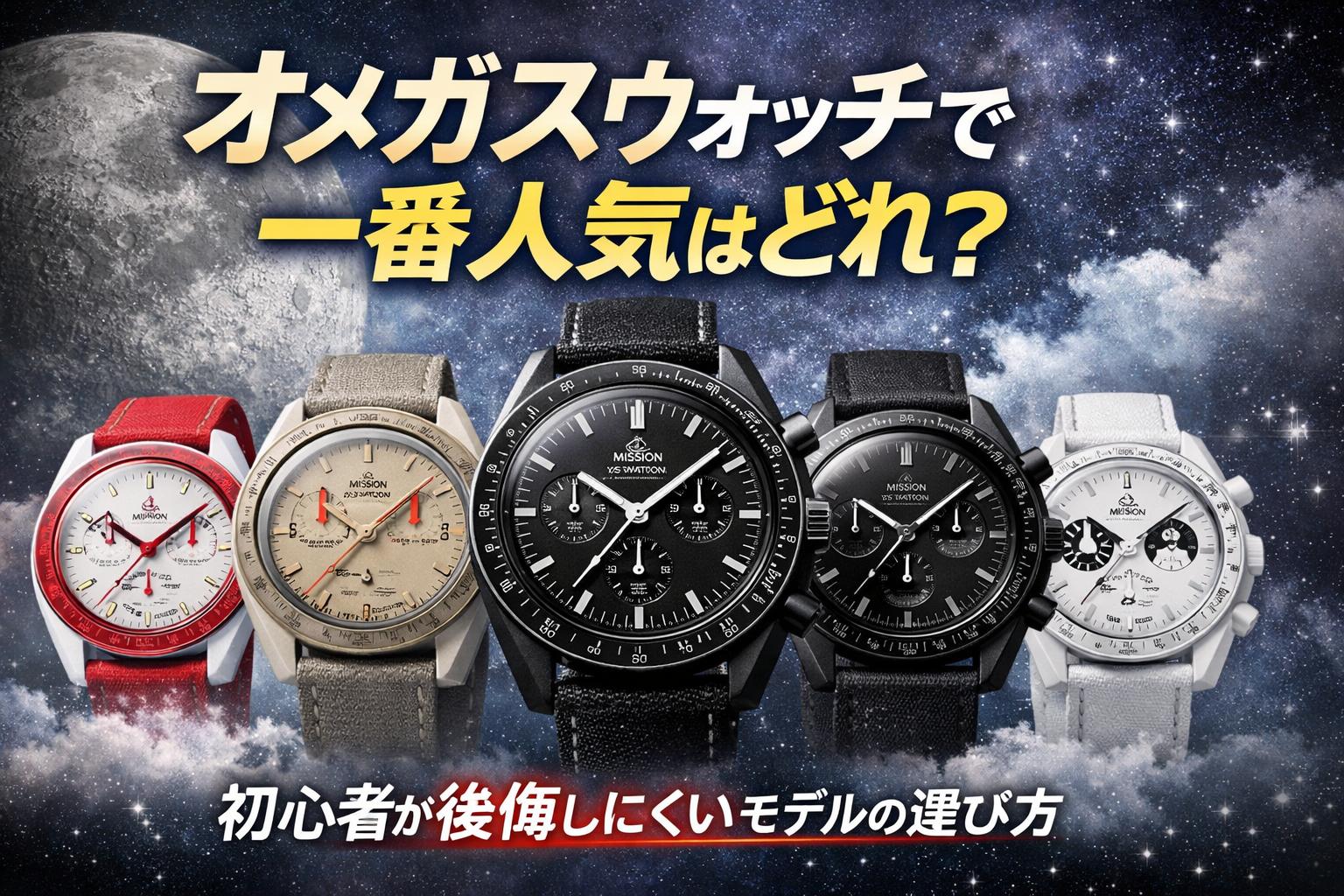 オメガスウォッチで一番人気はどれ？初心者が後悔しにくいモデルの選び方
