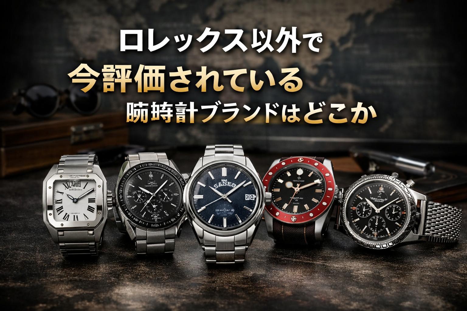 ロレックス以外で今評価されている腕時計ブランド5選｜2026年に選ばれる理由を比較