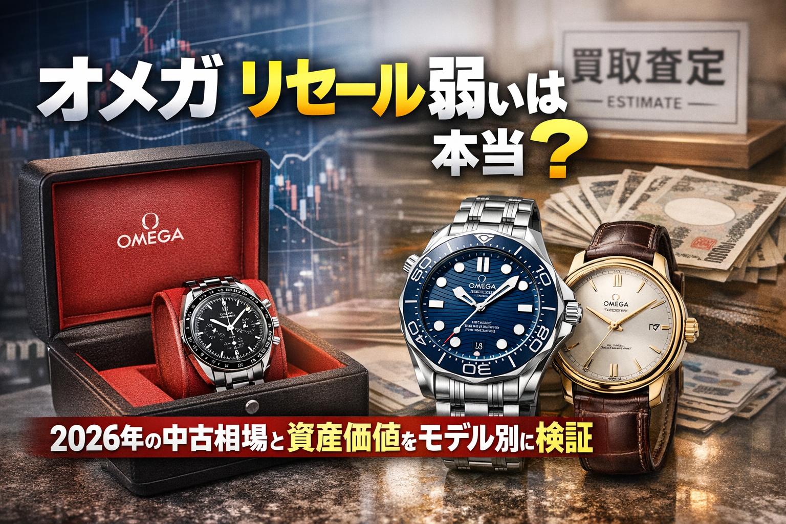 オメガ リセール 弱いは本当？2026年の中古相場と資産価値をモデル別に検証